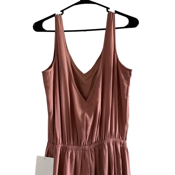 Show Me Your Mumu Small Kendall Maxi Dress Rustic Mauve Crisp NEW - Picture 6 of 9